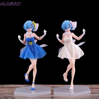 Huimao โมเดลฟิกเกอร์ Rem Action Figurine Dress Skirt Miniatures Q Version ของเล่นสะสม สําหรับเด็ก