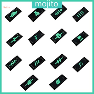 Mojito เครื่องแต่งกายคอสเพลย์ อะนิเมะ เรืองแสง สีดํา ชุบโลหะ สําหรับปาร์ตี้ฮาโลวีน