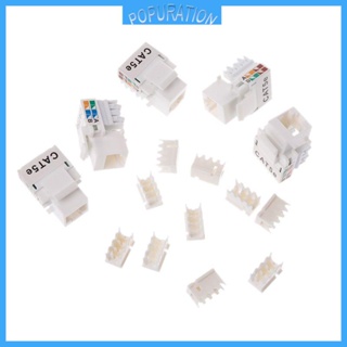 Pop RJ-45 โมดูลสายเคเบิล ไม่หุ้มฉนวนผ่าน สําหรับสํานักงาน