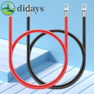 สายเคเบิลแบตเตอรี่ ทองแดง 5AWG M8 M10 สําหรับรถยนต์ [Didays.th]