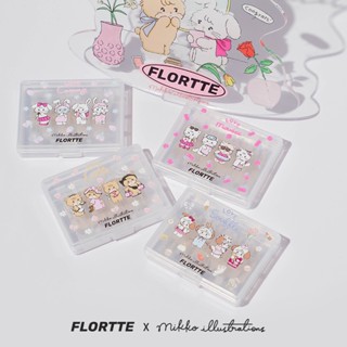 [สินค้าใหม่] Flortte/ สติกเกอร์ติดตาสองชั้น ลายดอกไม้ MIKKO