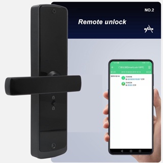 Tool Smart Keyless Entry Door Lock ลายนิ้วมือ Bluetooth APP รหัสผ่านคีย์การ์ด IC ปลดล็อก USB DC5V สำหรับโฮมออฟฟิศ