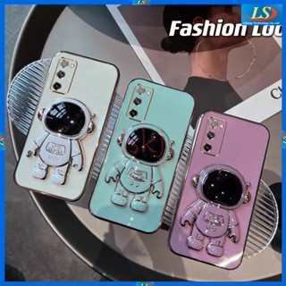 เคส Samsung S20 FE เคส S10 Plus S9 Plus S8 Plus S9 เคส S8 เคสโทรศัพท์มือถือ ลายนักบินอวกาศ Nasa พร้อมขาตั้ง สําหรับ YHYC