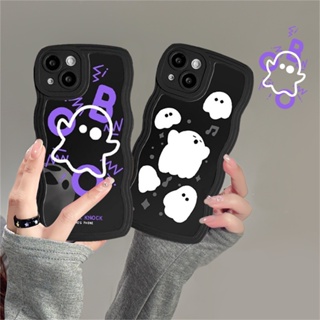 เคสโทรศัพท์มือถือ TPU ลายการ์ตูนผีน่ารัก สําหรับ Redmi Note 12 11S 11 Pro 5G Redmi A1 12C 10 10C 10A 9A Redmi Note 10 10S 9C 9T Note 9S 9 Pro 8 Poco X5 M5S X3 Pro NFC ฝาครอบเคส