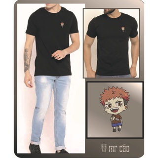  Graphic Tee  【Ready Stock】Round Neck Jujutsu Kaisen Cartoon T-Shirt ⭐⭐ Embroidery T-shirt⭐卡通人物潮流衣服⭐_03