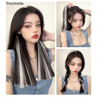 [Tinchitde] กิ๊บต่อผม แบบยาวตรง ขนาด 60 ซม. สําหรับวิกผม [Preferred]