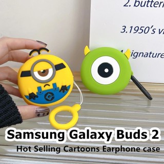 【พร้อมส่ง】เคสหูฟัง แบบนิ่ม ลายการ์ตูน สําหรับ Samsung Galaxy Buds 2 2