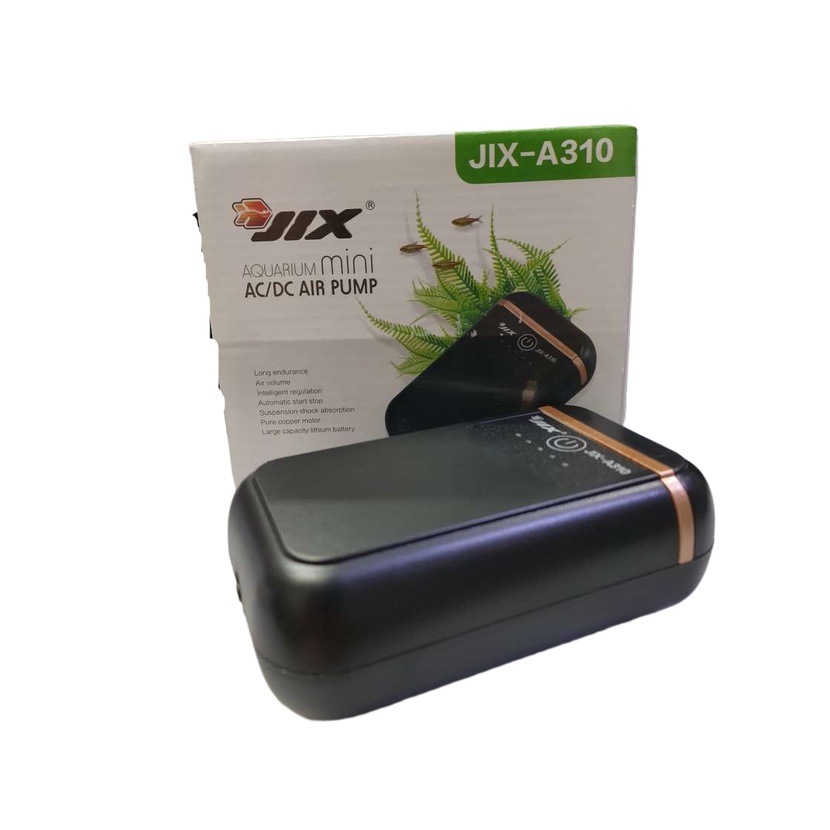 JIX Aquarium ปั๊มลม AC/DC ขนาดเล็ก JIX-A310