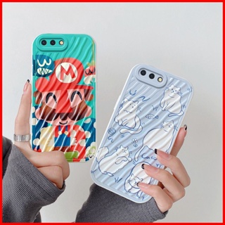 เคส OPPO A3S เคส OPPO A12E เคส oppoa3s Realme C1 ใหม่ เคสโทรศัพท์มือถือ TPU ลายคลื่นน้ําน่ารัก รวมทุกอย่าง สําหรับ Realme C1 HTX