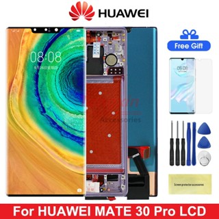 หน้าจอสัมผัสดิจิทัล Lcd 6.53 นิ้ว พร้อมกรอบ สําหรับ Huawei Mate 30 Pro LIO-L09 LIO-L29