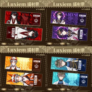 การ์ดเลเซอร์ VTuber Vox Akuma Mysta Rias Card LOMO ของเล่นสําหรับเด็ก ของขวัญคริสต์มาส