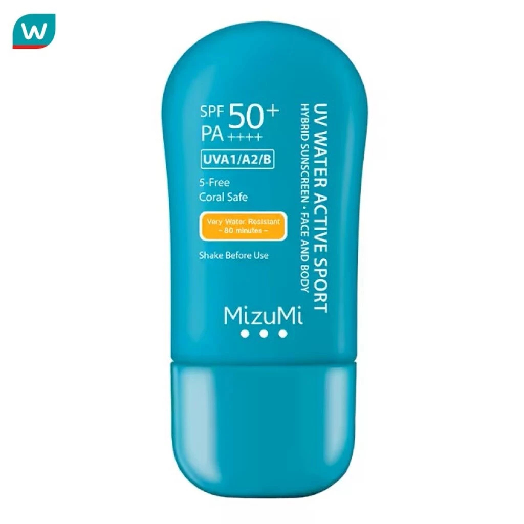 Mizumi มิซึมิ ยูวี วอเตอร์ แอคทีฟ สปอร์ต เซรั่มกันแดดผิวหน้าและผิวกาย SPF50+ PA++++ 40 กรัม
