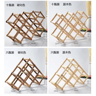 ที่วางขวดไวน์ ชั้นเก็บไวน์ Red wine storage rack ที่วางโชว์สินค้าชั้นวางไวน์ ที่วางไวน์ ชั้นเก็บขวดไวน์ 10ช่อง