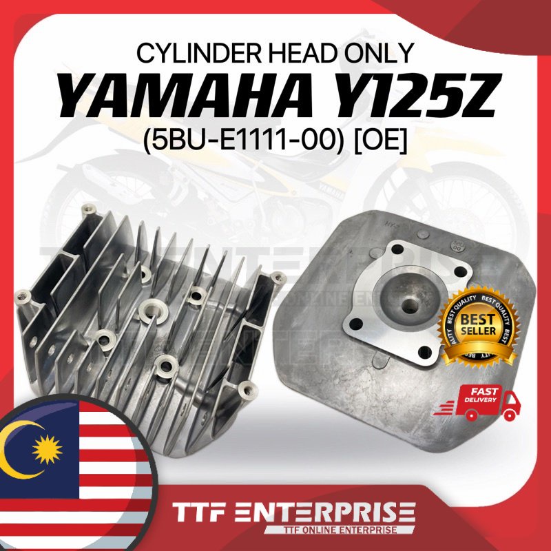 YAMAHA Y125Z CYLINDER HEAD ONLY [OE] (5BU-E111-00) Y125 Z TUPAI