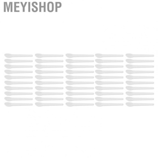 Meyishop Facial  Spatula  Keep Finger Clean 50pcs Reusable Small  Shaped Cosmetic Spatula  for Eye  for Salon Use