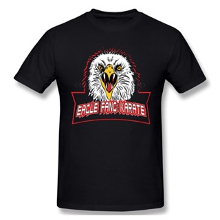 【hot sale】Bn3d9we23 ผ้าฝ้าย ลายศิลปะการต่อสู้ Cobra Kai Eagle Fang Karate สไตล์ฮาราจูกุ506576 เสื้อยืด สําหรับผู้ชาย VVB