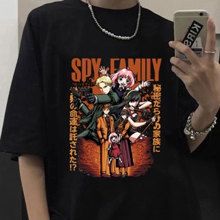 【Spy X Family T Shirt👕】คำแนะนำยอดนิยม อะนิเมะ Yor Forger Loid Forger กราฟิกพิมพ์เสื้อยืด Unisex Streetwear