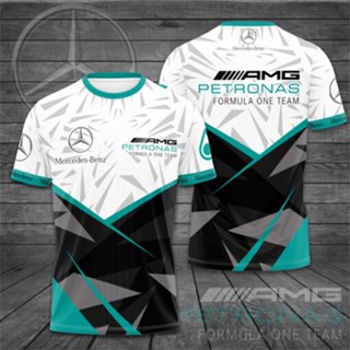 เสื้อยืด ลายทีม Mercedes AMG Petronas F1 3D S12 53535