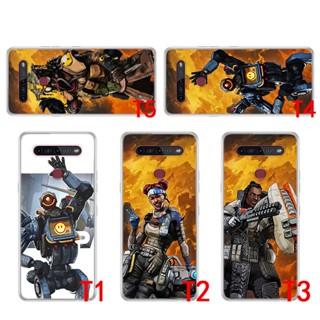 เคสโทรศัพท์มือถือแบบนิ่ม ใส ลายศิลปะ apex legends 55d สําหรับ Infinix Hot 10St 10T X689C Note 7 X690 8 X692 X693 10 Pro X695