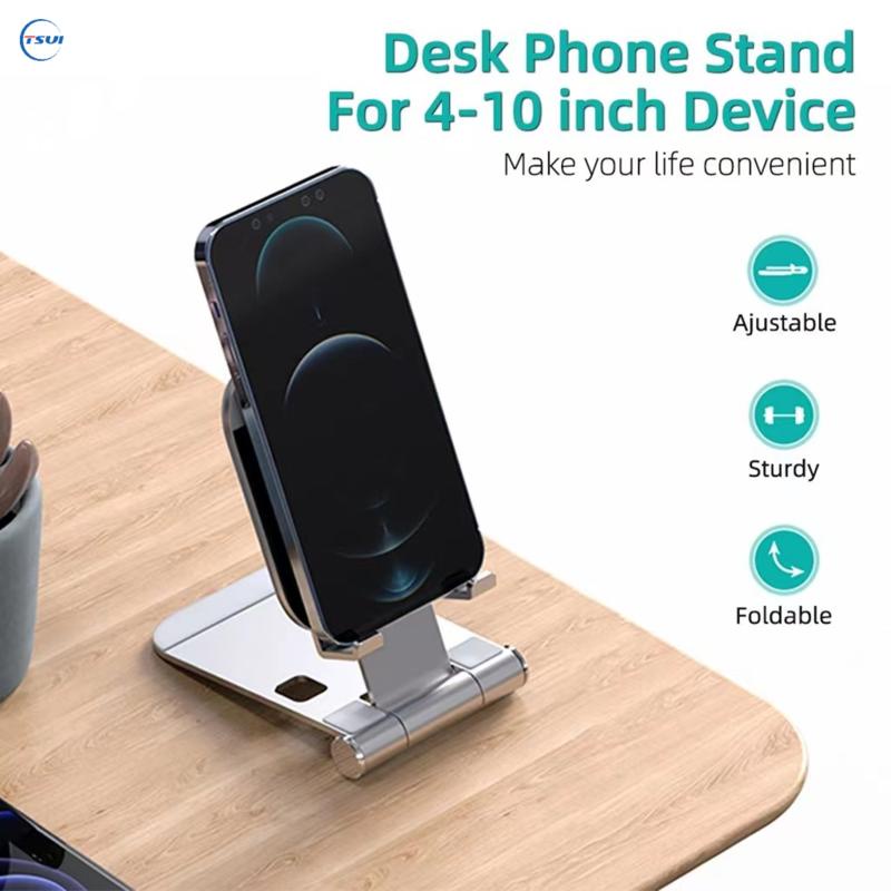 ขาตั้งโทรศัพท์มือถือ อลูมิเนียม ปรับได้ สําหรับ Apple iPhone 14 Plus 13 12 Mini Pro Max Pro - รูปที่ 4