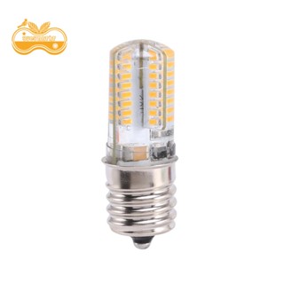 ซ็อกเก็ตหลอดไฟ E17 5W 64 LED 3014 SMD สีขาวอบอุ่น AC 110V-220V