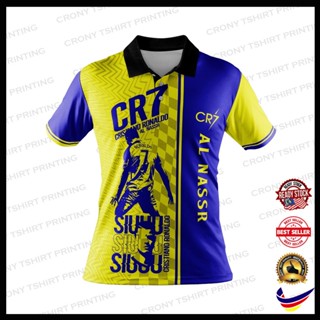 เสื้อยืด CR7 Al Nassr Siuuu Siuuu Siuuu Sublimatio Baju CR7 Al Nassr Siuuu Siuu Siuu