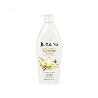 Jergens เจอร์เกนส์ ออยล์-อินฟิวส์ ซอฟท์เทนนิ่ง วานิลลา โลชั่น 496 มล.