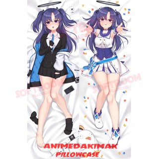 Yuuka Blue Archive Dakimakura ปลอกหมอนอิงโซฟา แบบนิ่ม ลายอนิเมะญี่ปุ่น Otaku ขนาด 50x160 ซม. DK4317