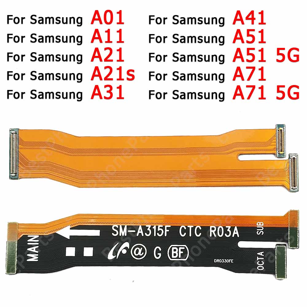เมนบอร์ดสายเคเบิลอ่อน อะไหล่ซ่อมแซม สําหรับ Samsung Galaxy A01 Core A11 A21 A21s A31 A41 A51 A71 5G