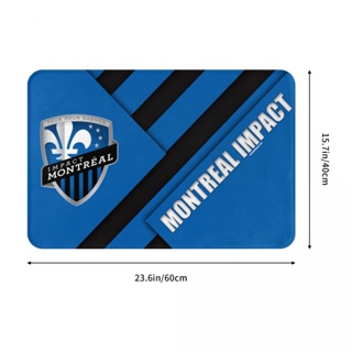 ใหม่ พรมเช็ดเท้า ผ้าสักหลาด ลายโลโก้ Montreal Impact กันลื่น ดูดซับน้ําได้ดี แห้งเร็ว 16x24 นิ้ว สําหรับปูพื้นห้องน้ํา ห้องนั่งเล่น โซฟา ห้องนอน พร้อมส่ง