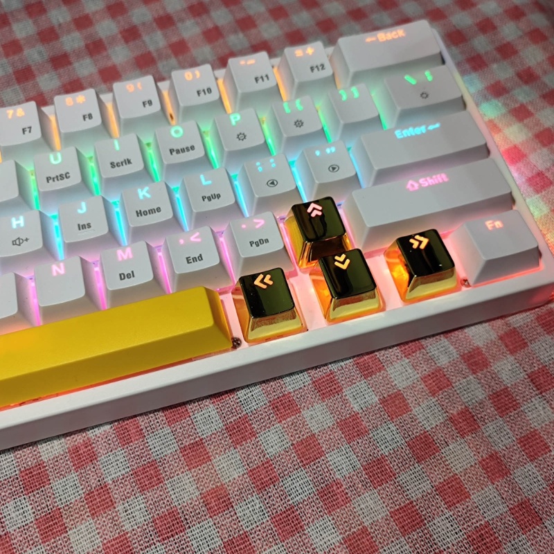 ฤดูร้อน 8 ชิ้นทนทานสังกะสี-โลหะผสม Keycaps Professional รูปที่ 8