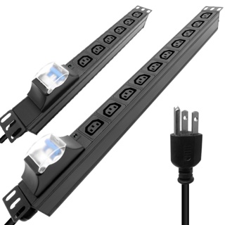 ซ็อกเก็ตปลั๊กไฟ 2 -20 ทาง PDU C13 2 เมตร 16A ปลั๊ก US