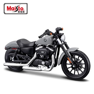 โมเดลรถจักรยานยนต์ Maisto 1:18 Harley-Davidson 2022 Sportster Iron 883 Die Cast Vehicles ของเล่นสําหรับเด็ก