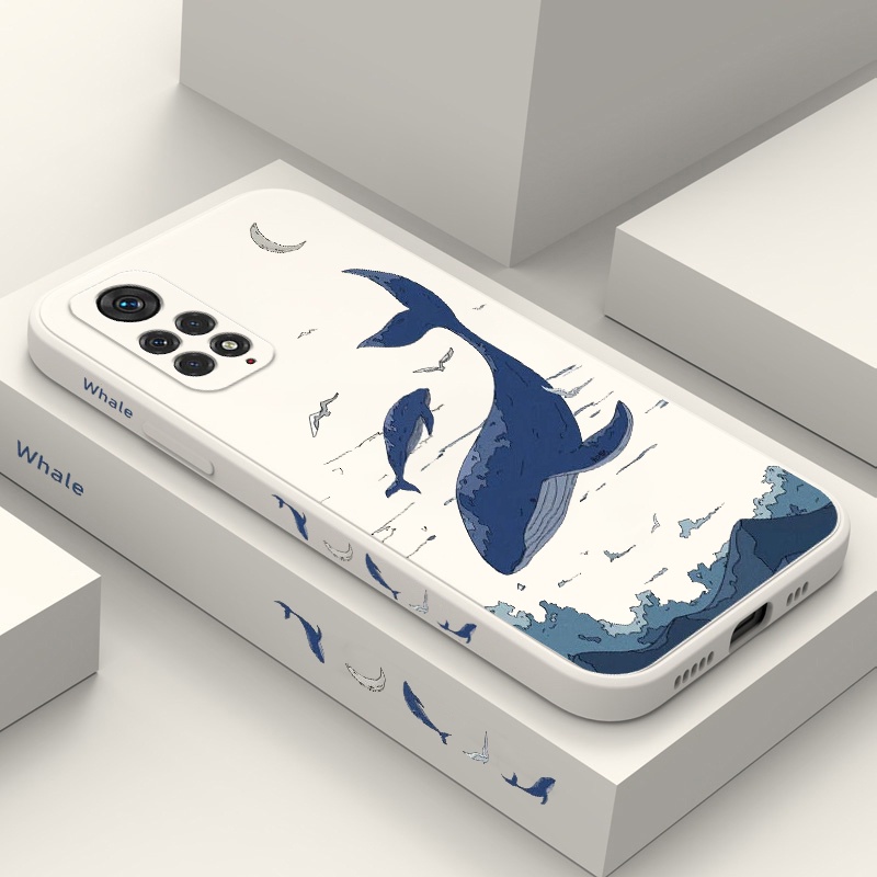 Fantasy Whale Wavesเคสโทรศัพท์สําหรับRedmi 12 13 14Cหมายเหตุ 14 13 12 11 10S Pro Plusซิลิโคนอ่อนนุ่ม