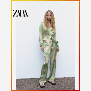 Zara ใหม่ เสื้อเชิ้ตมัดย้อม สําหรับผู้หญิง 2675073 508