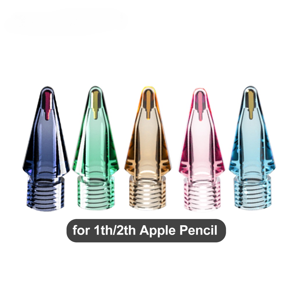 หัวปากกาสไตลัส แบบเปลี่ยน สําหรับ Apple Pencil 1/2 Gen 1st 2nd Generation iPad
