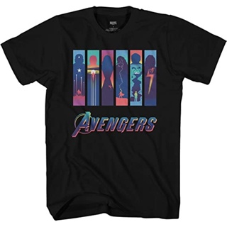 HUEเสื้อยืดแขนสั้น พิมพ์ลายกราฟฟิค Marvel-avengers นําเข้าจากอะนิเมะ แฟชั่นสําหรับผู้ชาย และผู้หญิง 1 2 3 4 5 6 7 8 9 10