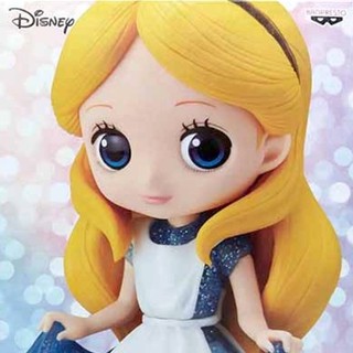 Alice - Glitter Line ของแท้ JP - Q Posket Banpresto [โมเดล Disney]