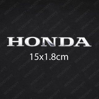 สติกเกอร์โลโก้ Honda 3D ซ้าย ขวา 15x1.8 ซม. กันน้ํา สีแดง สีทองเข้ม สีน้ําเงิน สีดํา สําหรับตกแต่งรถจักรยานยนต์ Honda BEAT Vario 2 ชิ้น
