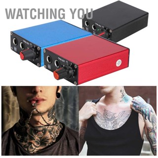 Watching You ปากกาสักพกพาขนาดเล็ก Power Tattoo Machine Supply เครื่องมือจ่ายไฟ 90-264V