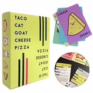 Taco Cat Goat Cheese Pizza Card Game เกมกระดาน บอร์ดเกม เกมทาโก้