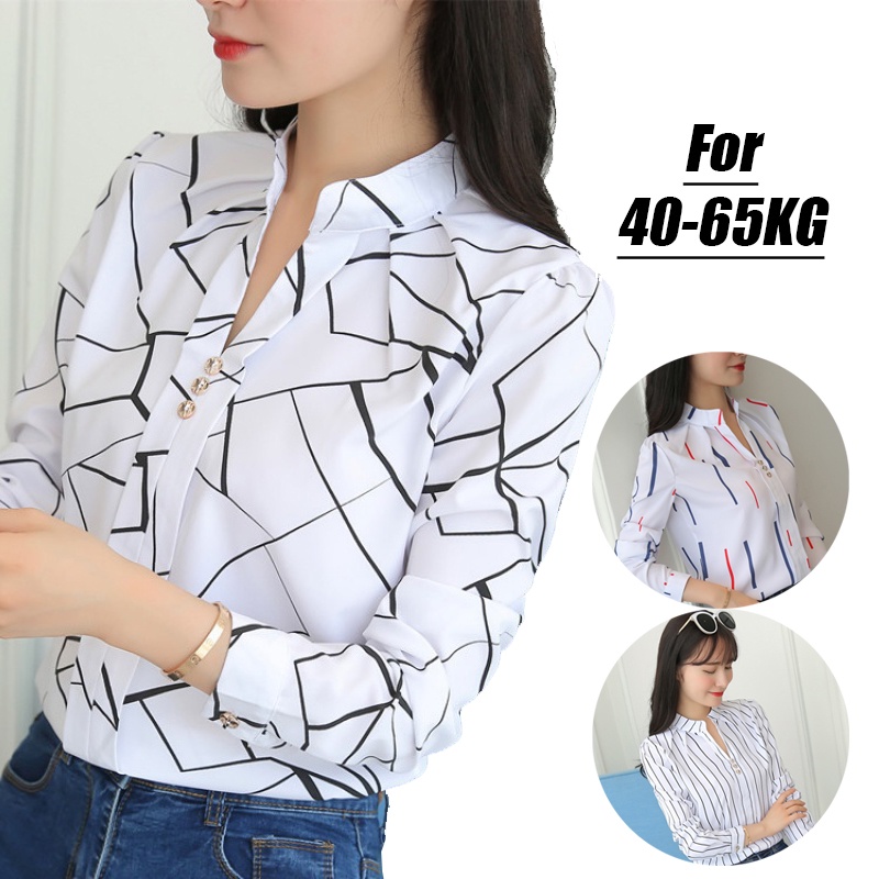 พร้อมส่ง เสื้อเชิ้ตแขนยาวลําลอง ทรงหลวม ลายดอกไม้ สไตล์เกาหลี แฟชั่นฤดูใบไม้ผลิ สําหรับผู้หญิง