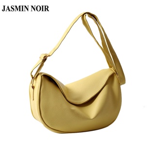 Jasmin NOIR กระเป๋าสะพายไหล่ กระเป๋าถือ หนัง PU ขนาดเล็ก เรียบง่าย สําหรับสตรี