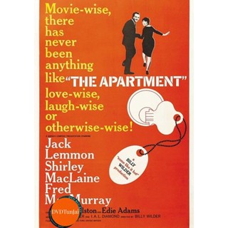 หนังแผ่น DVD The Apartment (1960) ภาพ ขาว-ดำ (เสียง อังกฤษ | ซับ ไทย/อังกฤษ) หนังใหม่ ดีวีดี