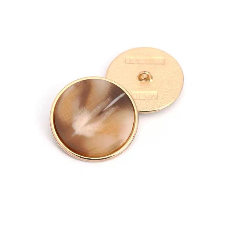 กระดุมเรซิ่น ทรงกลม สไตล์คลาสสิก เรโทร สําหรับตกแต่งเสื้อผ้า 5 ชิ้น - รูปที่ 4