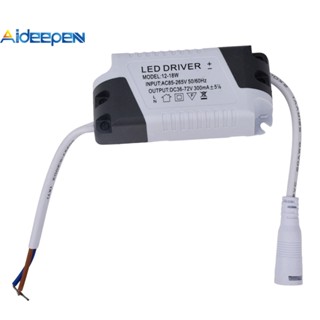 Aideepen แผงพาวเวอร์ซัพพลาย หม้อแปลงไฟ LED 3-36W AC85-265V