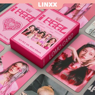 Linxx โปสการ์ด อัลบั้มรูปศิลปินเกาหลี (G)-Idle I FEEL Album Lomo Card 55 ชิ้น