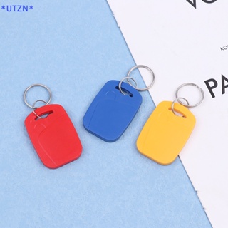 Utzn&gt; ชิป IC + ID RFID Dual 125Khz และ 13.56Mhz Keyfobs EM4100 S50 สมาร์ทการ์ด Token Key Fob Ring Access Control