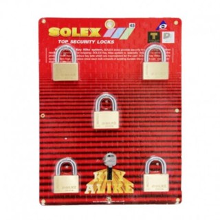 The Lock กุญแจ SOLEX ระบบคีย์อะไล้ท์ (5,6ตัวชุด)