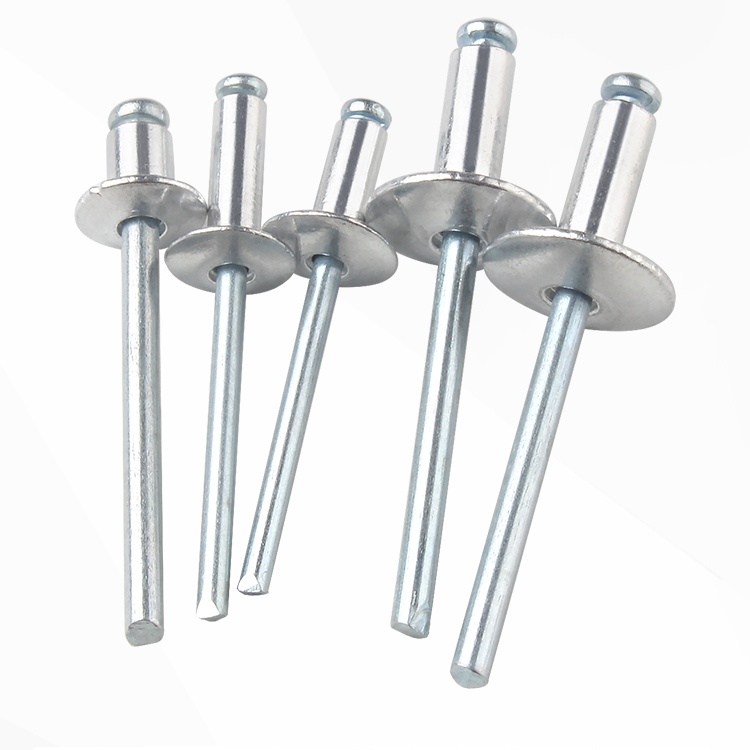 JC M3.2~M6 M6.4 Aluminium Round Head Big Brim Core Car Rivets